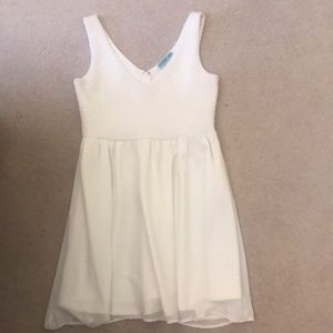 White size large Francesca’s dress